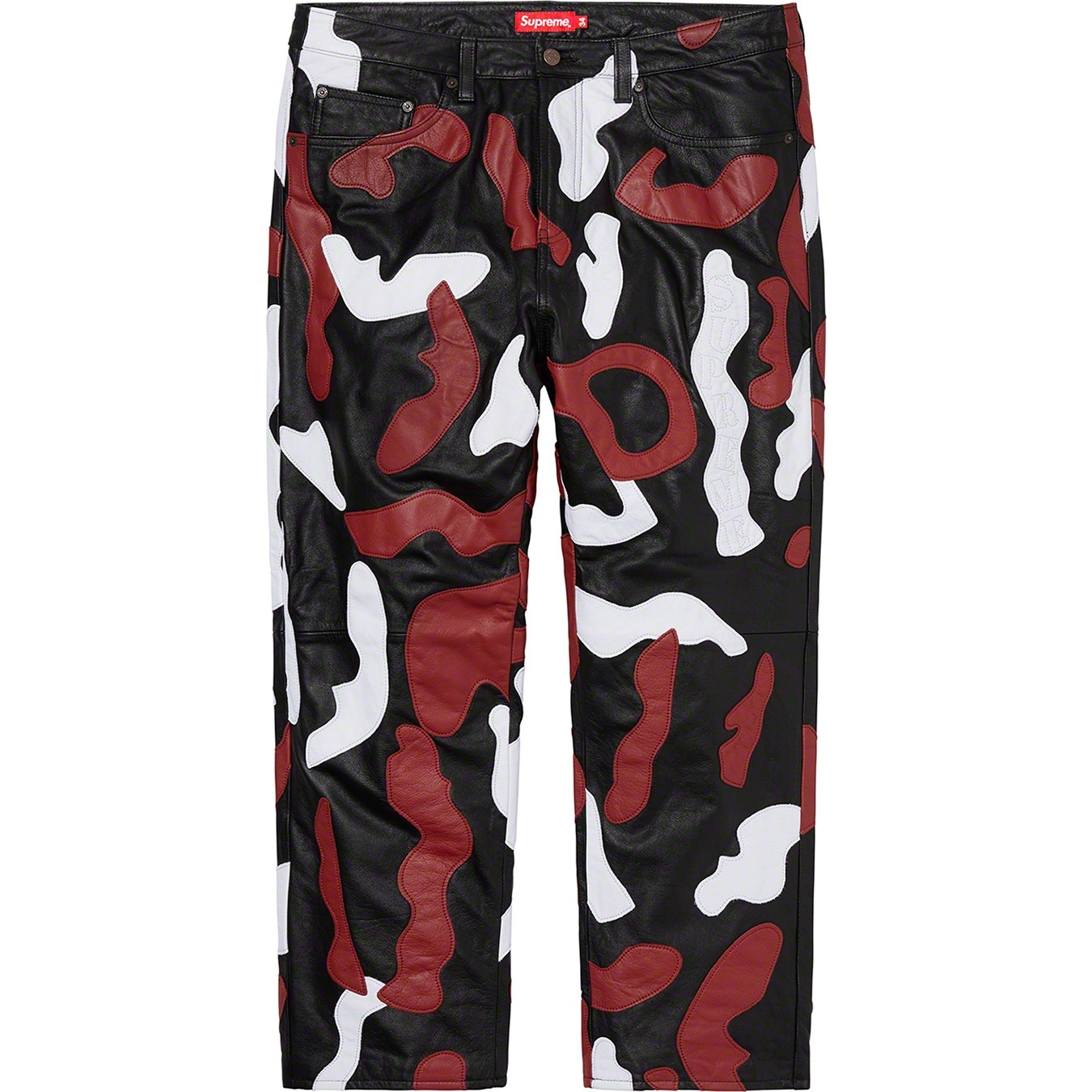 Camo Leather 5-Pocket Pant view 6